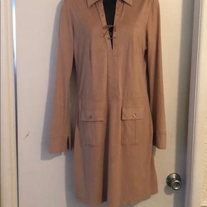 Suede Tan Dresses